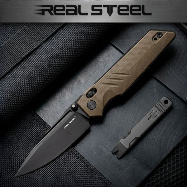 Ніж складаний Real Steel Sacra | Black PVD | G10 7711CB 7711CB фото