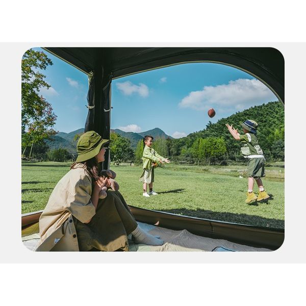 Палатка трехместная автоматическая Naturehike Ango CNK2550WS010, S, коричневая 6927595785591 фото