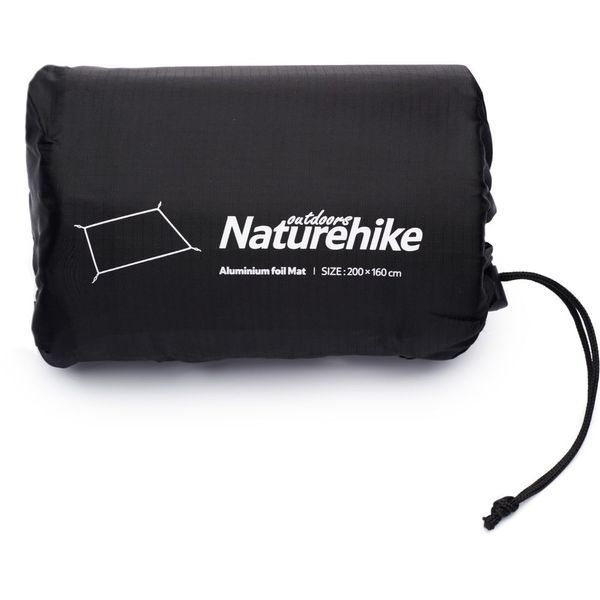 Килимок багатофункціональний кемпінговий термоізоляційний PE Naturehike NH20FCD03 з алюмінієвою плівкою, 160x200 6927595746776 фото