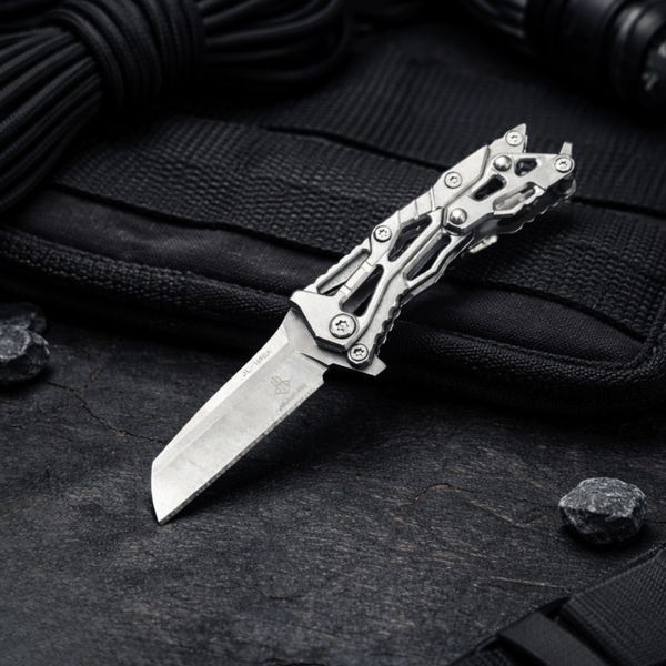Ніж Складаний Cyberpunk Mini Silver 1727 фото