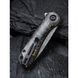 Ніж складаний кишеньковий Civivi Elementum, (7.5 см) Damascus / Carbon Fiber сірий C907C-DS1 фото 13