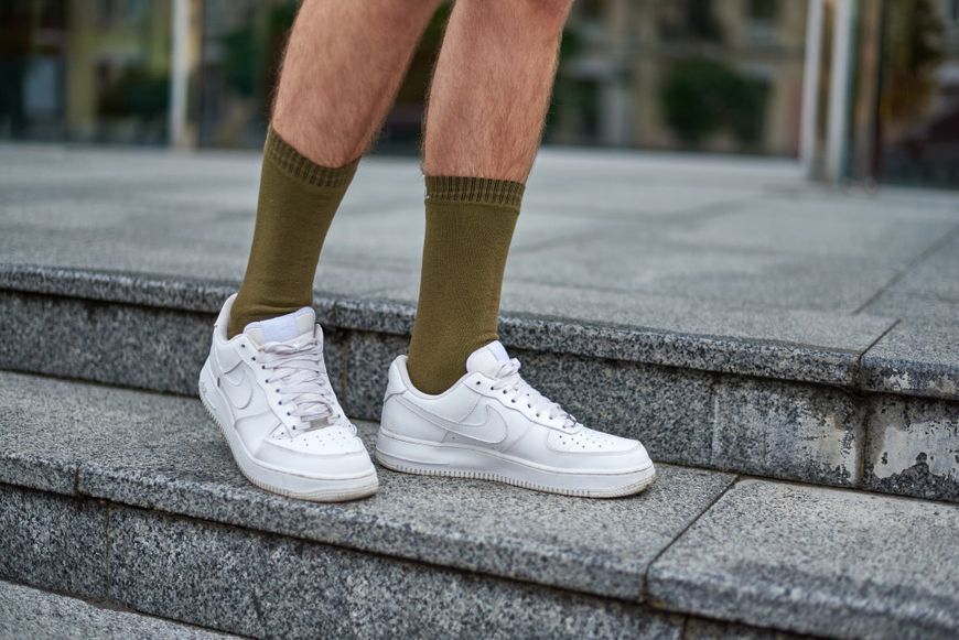 Шкарпетки водонепроникні Dexshell Ultra Thin Crew OG, р-р XL, хакі 50976 фото