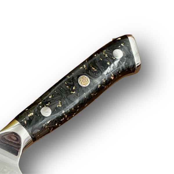 Ніж Кухонний Carbon Ember Nakiri (VG-10, Carbon) KT-2589 фото