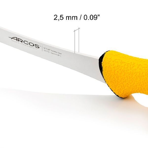 Ніж обробний напівжорсткий Arcos 160 мм серія "DUO PRO" 201500 фото