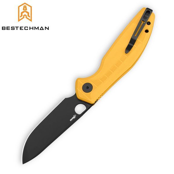Ніж Складаний BESTECHMAN Angry Owl BMK12A-2 Жовтий BMK12A-2 фото
