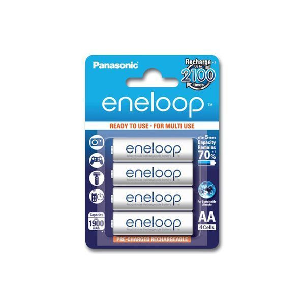 Аккумулятор Panasonic Eneloop AA 1900mAh Ni-MH 1 шт 44777 фото