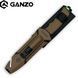 Нож Ganzo G8012V2-DY Коричневый с паракордом G8012V2-DY фото 4