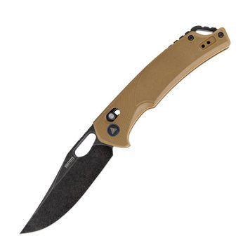 Ніж складаний туристичний SRM Retriever 9201-GW (9 см) D2 / G10 коричневий 9201-GW фото