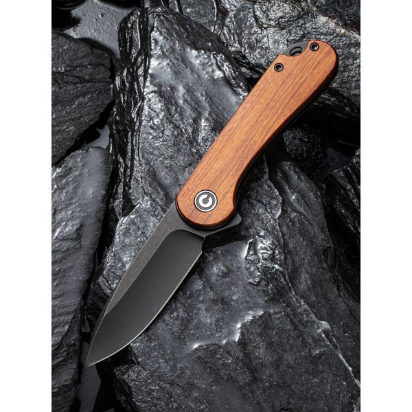 Ніж складаний кишеньковий Civivi Elementum, (7.5 см) D2 / Guibourtia Wood C907U фото