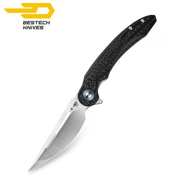 Нож Складной BESTECH IRIDA BG25D Interlayer with Carbon Fiber BG25D фото