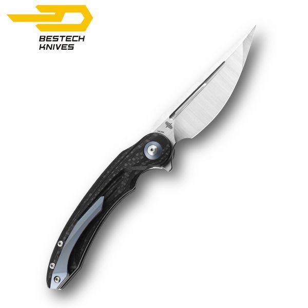 Нож Складной BESTECH IRIDA BG25D Interlayer with Carbon Fiber BG25D фото