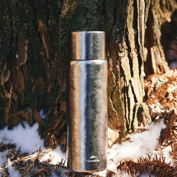 Термос титановий з чохлом Naturehike CNK230CF012 600 ml 6976507661225 фото