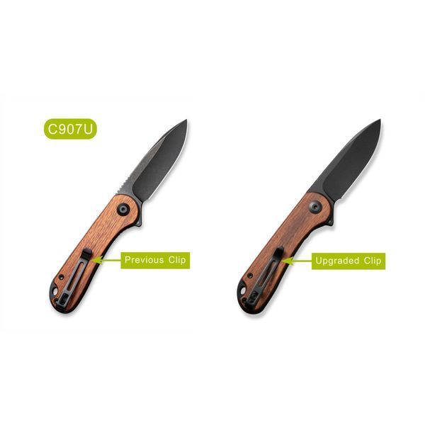 Ніж складаний кишеньковий Civivi Elementum, (7.5 см) D2 / Guibourtia Wood C907U фото