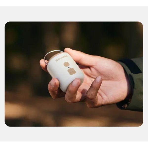 Міні насос - нічник - вентилятор Naturehike CNK2300DQ022, бежевий 6976507665971 фото