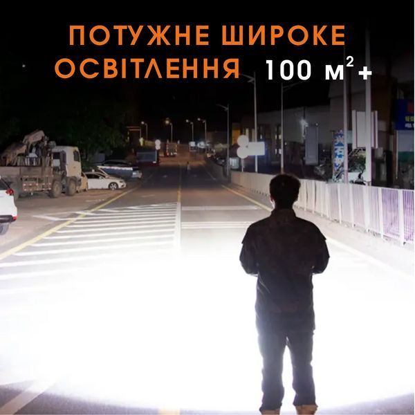 Потужний тактичний ліхтар SuperFire M19 (4500mAh) SF-M19 фото
