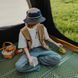 Коврик туристический складной двухместный IXPE Naturehike CNK2450WS044 с алюминиевой пленкой, 200x120x1.8 см, синий 6927595791097 фото 4