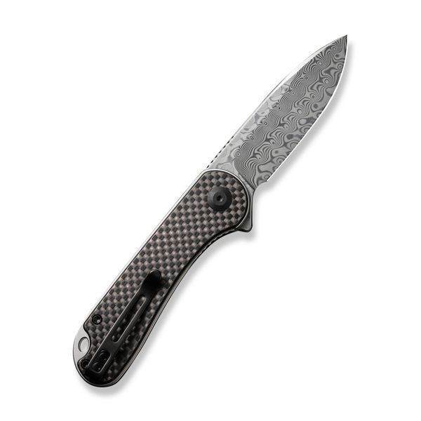 Ніж складаний кишеньковий Civivi Elementum, (7.5 см) Damascus / Carbon Fiber & G10 C907DS фото
