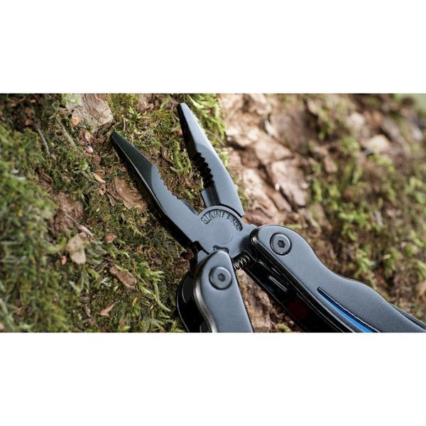 Мультитул Ganzo G109, (16.5 см) 10 функций, черный с голубым + чехол G109-BL фото