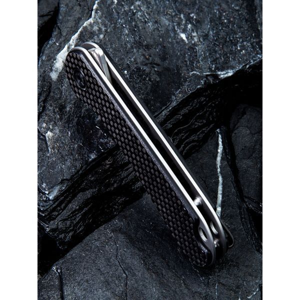 Ніж складаний кишеньковий Civivi Elementum, (7.5 см) Damascus / Carbon Fiber & G10 C907DS фото