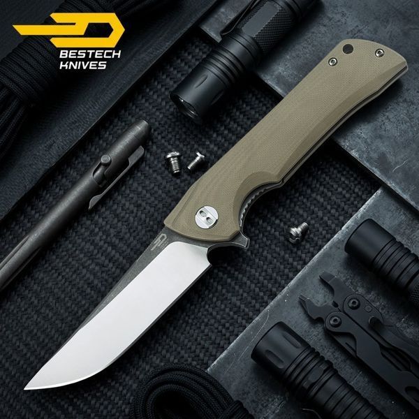 Нож Складной BESTECH PALADIN BG13B-2 Beige G10 BG13B-2 фото