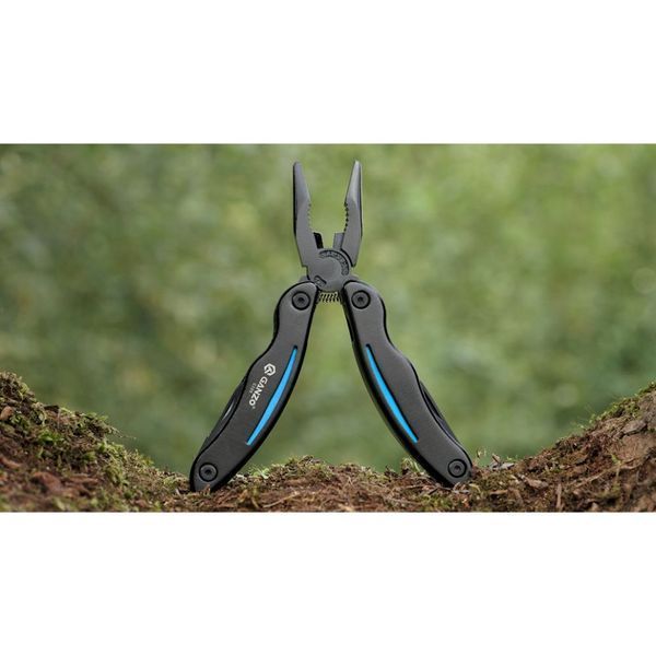 Мультитул Ganzo G109, (16.5 см) 10 функций, черный с голубым + чехол G109-BL фото