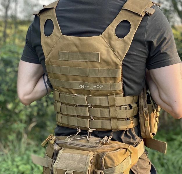 Плитоноска Для Страйкболу Coyote 1089 фото