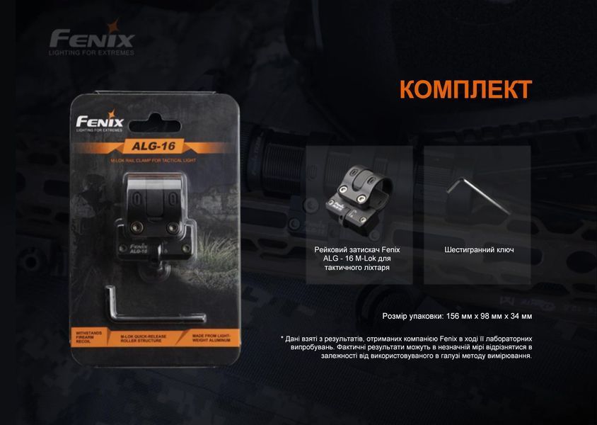 Крепление на оружие для фонарей Fenix ALG-16 ALG-16 фото