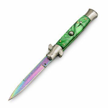 Нож стилет AKC Chameleon-Spydy Green 1678 фото