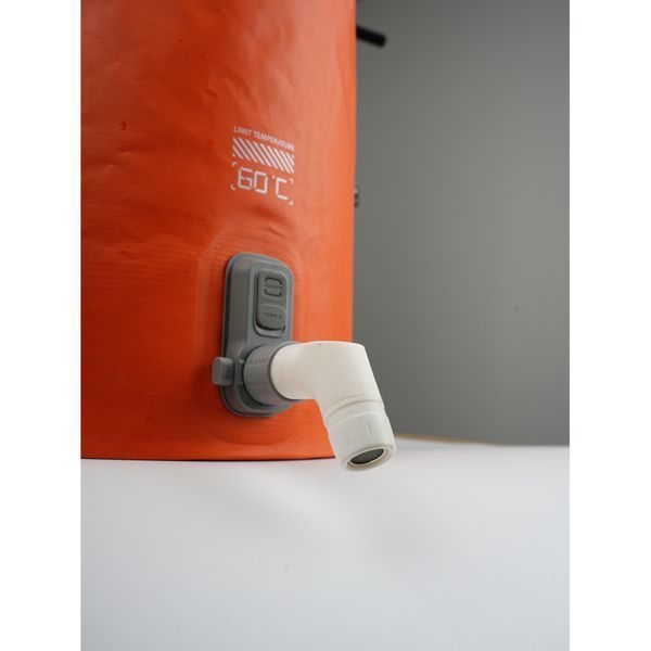 Душ портативний із ємністю та насосом Flextail Tiny Shower Bucket, 20л, помаранчевий TSB-700 фото