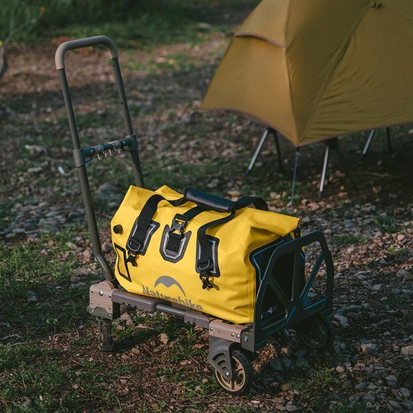 Водонепроникна дорожня сумка Naturehike CNK2450XB015, 60 л, жовта 6975641883739 фото