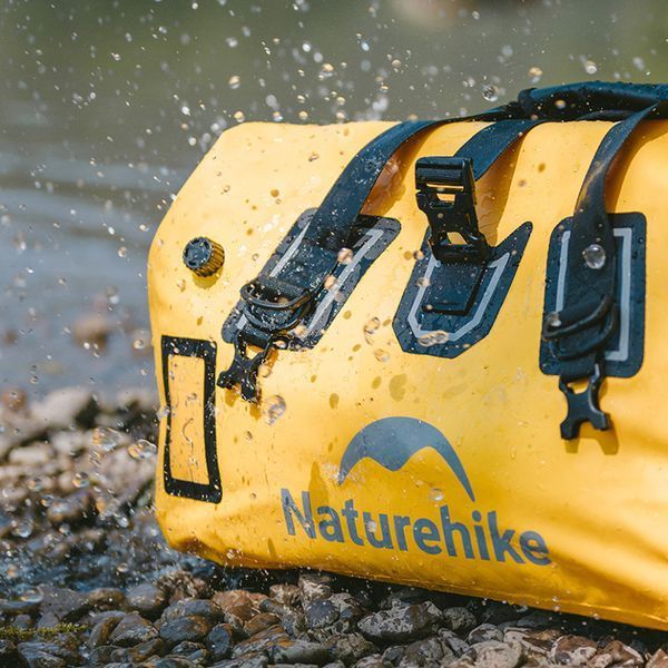 Водонепроникна дорожня сумка Naturehike CNK2450XB015, 60 л, жовта 6975641883739 фото