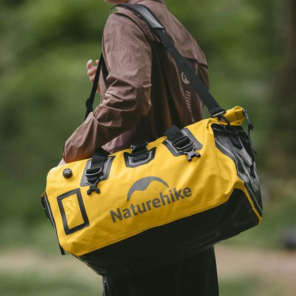 Водонепроникна дорожня сумка Naturehike CNK2450XB015, 60 л, жовта 6975641883739 фото