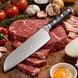 Ніж Кухонний Carbon Ember Santoku (VG-10, Carbon) KT-2585 фото 5