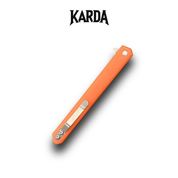 Нож складной Karda J097 orange handle Drop Blade NS MK097OD фото