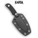Нож Фиксированный Karda Z038 Black 1677 фото 3