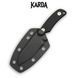 Нож Фиксированный Karda Z038 Black 1677 фото 4