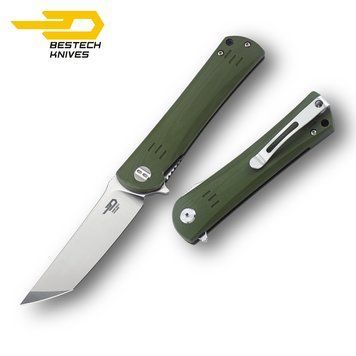 Ніж Складаний BESTECH KENDO BG06B-1 Army Green G10 BG06B-1 фото