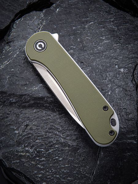 Нож складной карманный Civivi Elementum, (7.5 см) D2/G10 оливковый C907E фото
