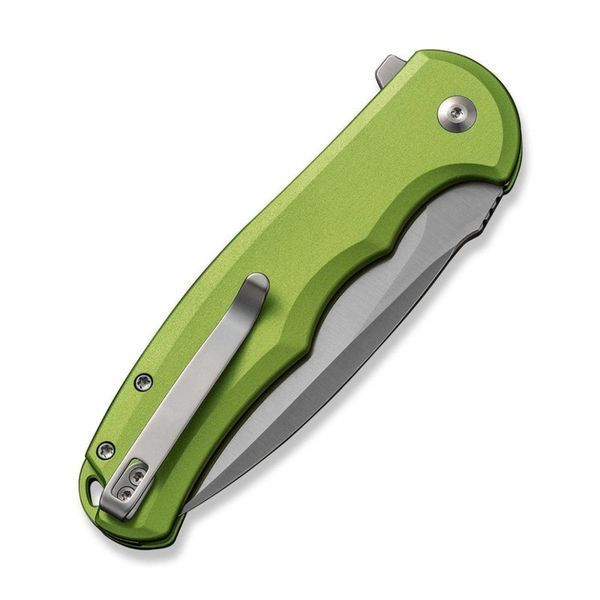 Нож складной туристический Civivi Praxis, (9.5 см) Nitro-V/Aluminum зеленый C18026E-3 фото