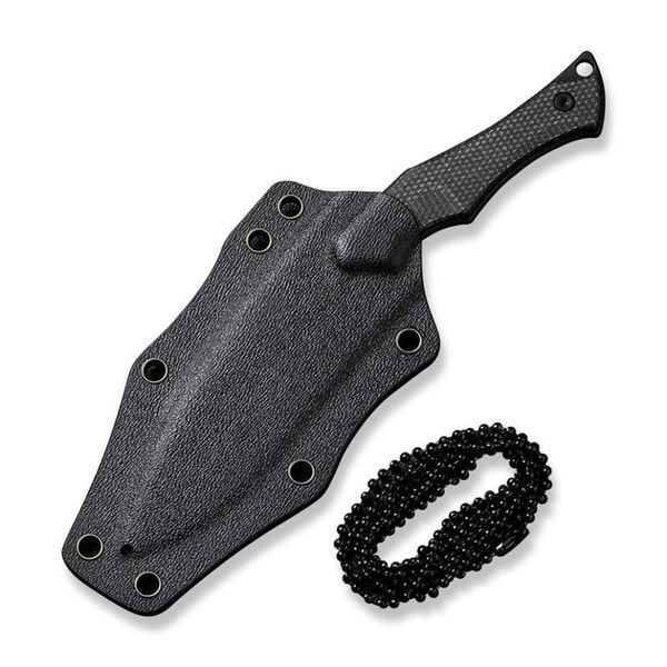 Ніж фіксований тактичний Civivi Vaquita II, (8.1 см) Nitro-V / Micarta чорний C047C-3 фото