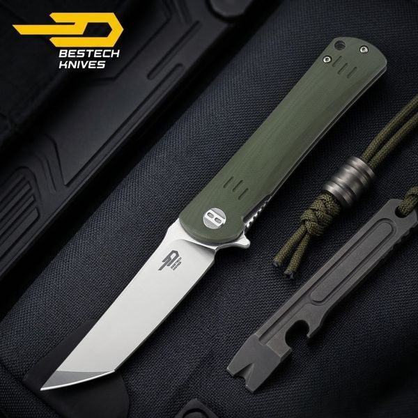 Ніж Складаний BESTECH KENDO BG06B-1 Army Green G10 BG06B-1 фото