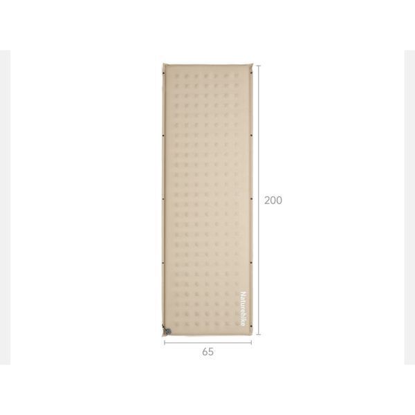 Самонадувний килимок Naturehike CNK2550WS025, 60мм, бежевий 6977465866059 фото