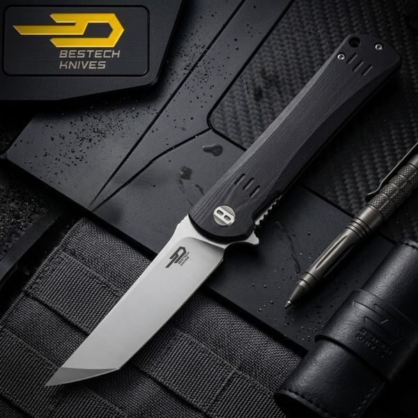 Нож Складной BESTECH KENDO BG06A-1 Black G10 BG06A-1 фото