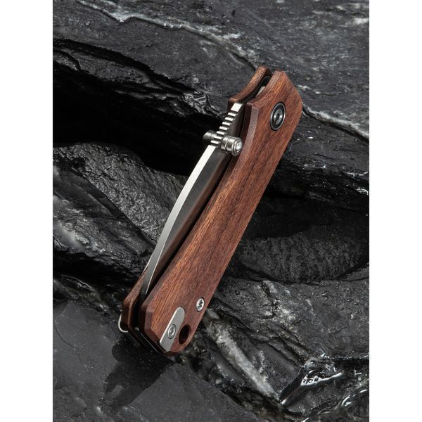 Ніж складаний кишеньковий Civivi Baby Banter Slip Joint (6 см) Nitro-V / Wood натуральний C25066A-2 фото