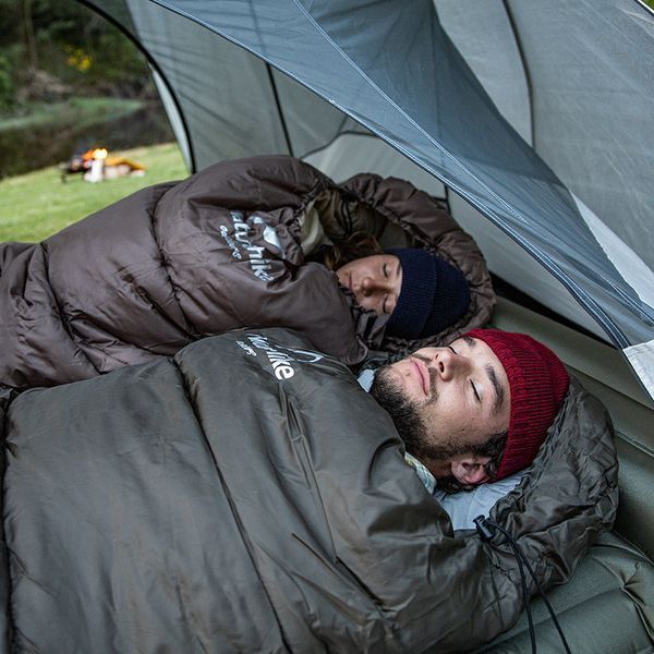 Спальник с капюшоном Naturehike U250 NH20MSD07, (6&deg;C), левый, темно-зеленый 6927595767214-L фото