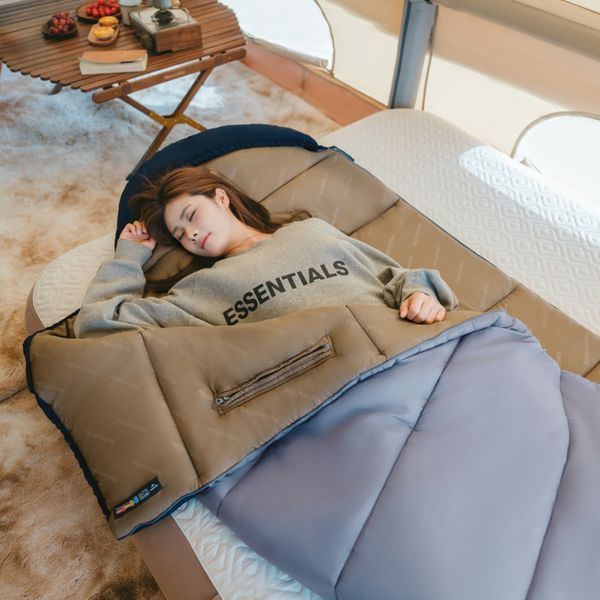 Спальник з капюшоном Naturehike Sunny Day PL02 U450 CNK2550WS028, (3,9&deg;C), лівий, блакитно-синій 71377 фото