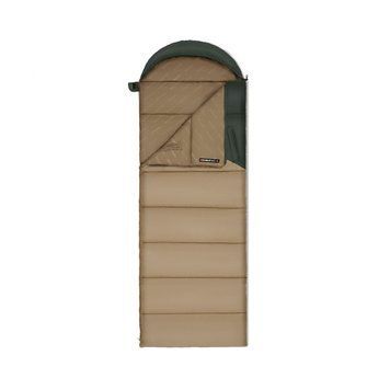 Спальник з капюшоном Naturehike Sunny Day PL02 U450 CNK2550WS028, (3,9&deg;C), правий, коричнево-зелений 71378 фото