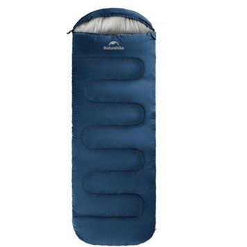 Спальник з капюшоном та закругленим дном Naturehike Y150 NH21MSD08 правий, темно-блакитний 6976507663885 фото