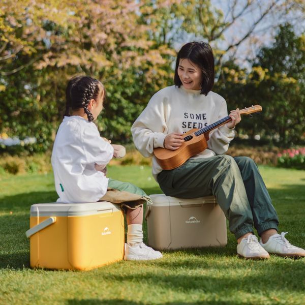 Туристический холодильник Naturehike CNK2450CF012, 18 л, бежевый 6975641884446 фото