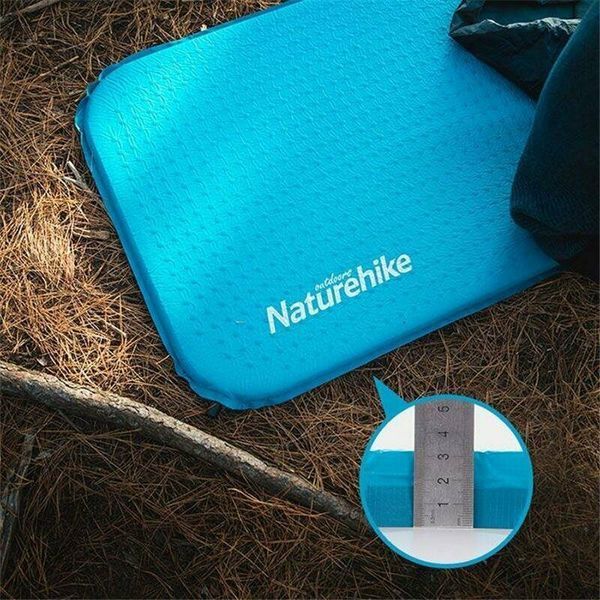 Килимок самонадувний Naturehike C034 NH19Q034-D, 30 мм, Розмір L, блакитний 57616 фото